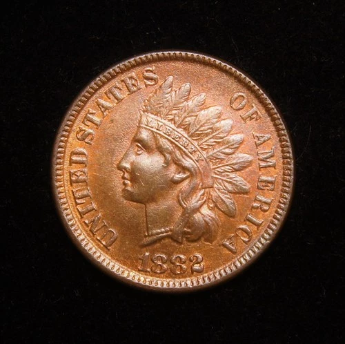 1882 Indian Head Cent  UNC