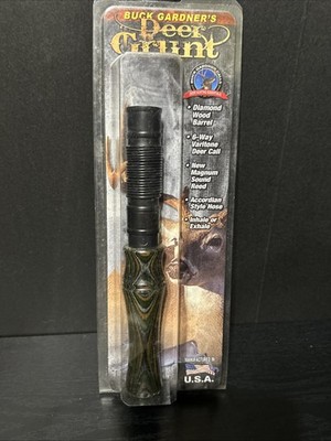 Buck Gardner Diamond Wood Deer Grunt Call W Lanyard 6 Way Varitone Sounds Easy