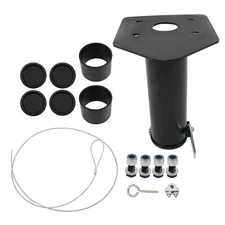 LABLT 12" -17" Adjustable Forward Offset Fifth Wheel Adapter Hitch to Gooseneck