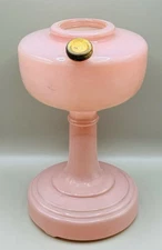 Vintage Aladdin Model B "Simplicity" Rose Pink Clear Painted Model Base 1949-53