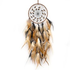Large Handmade Feather Dream Catcher - Boho Wall Hanging Decor for Kids  Home