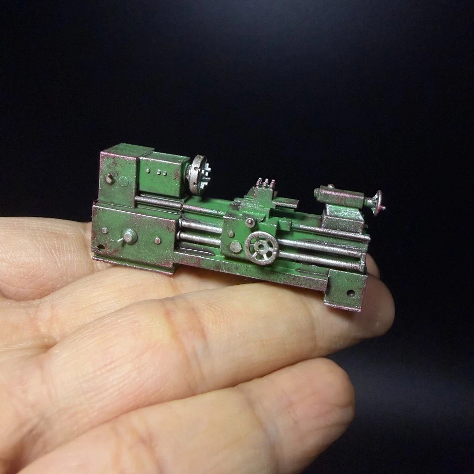 Diorama 1/64 Torno de Garaje Banco Tornillo Reparación Taller Herramientas Escena Pantalla Accesorios Foto 3 de 4