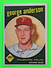 Vintage 1959 Topps Sparky Anderson RC HOFer a chance to improve your collection