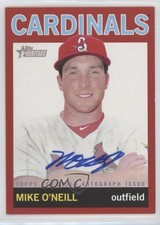 2013 Topps Heritage Minor League Edition Real One Red 9/10 Mike O'Neill Auto 0t2