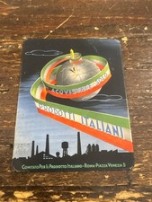 calendarietto-Acquistate solo prodotti Italiani 1939-Autarchia