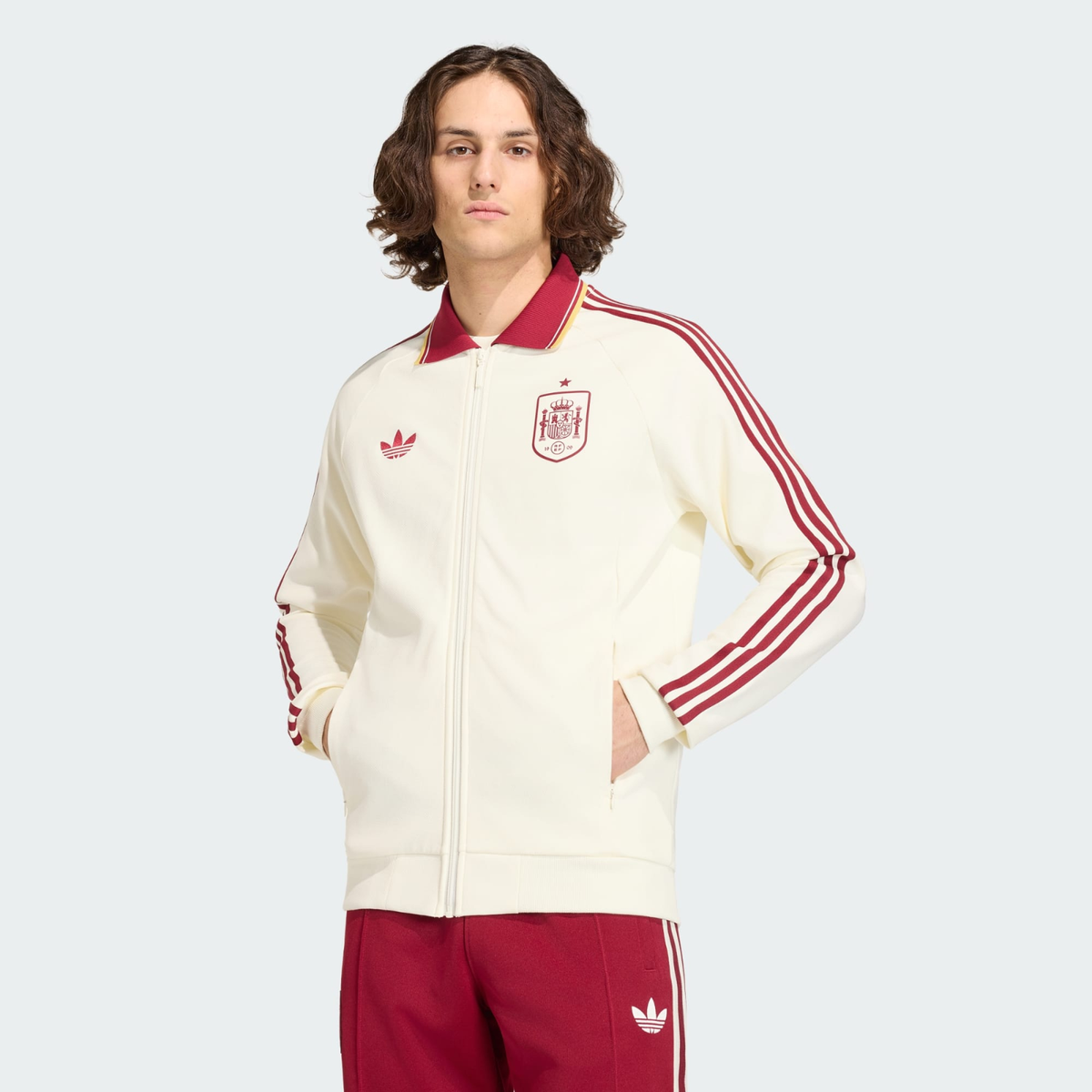adidas Spain National Team #26 Away Anthem Jacket JZ2249 Japan