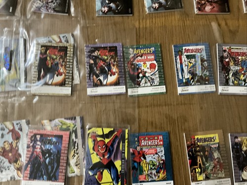 2022 marvel fleer ultra avengers trading cards Lot Inserts Of 54 - Picture 7 of 8