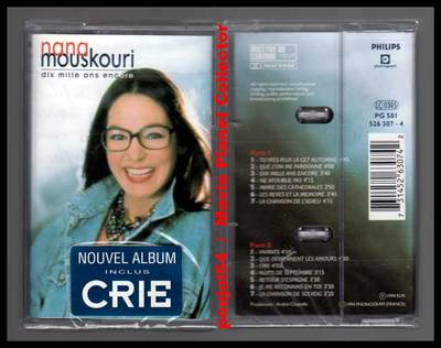NANA MOUSKOURI ''Dix Mille Ans Encore'' (K7 Audio/MC Tape) 1994 NEUF