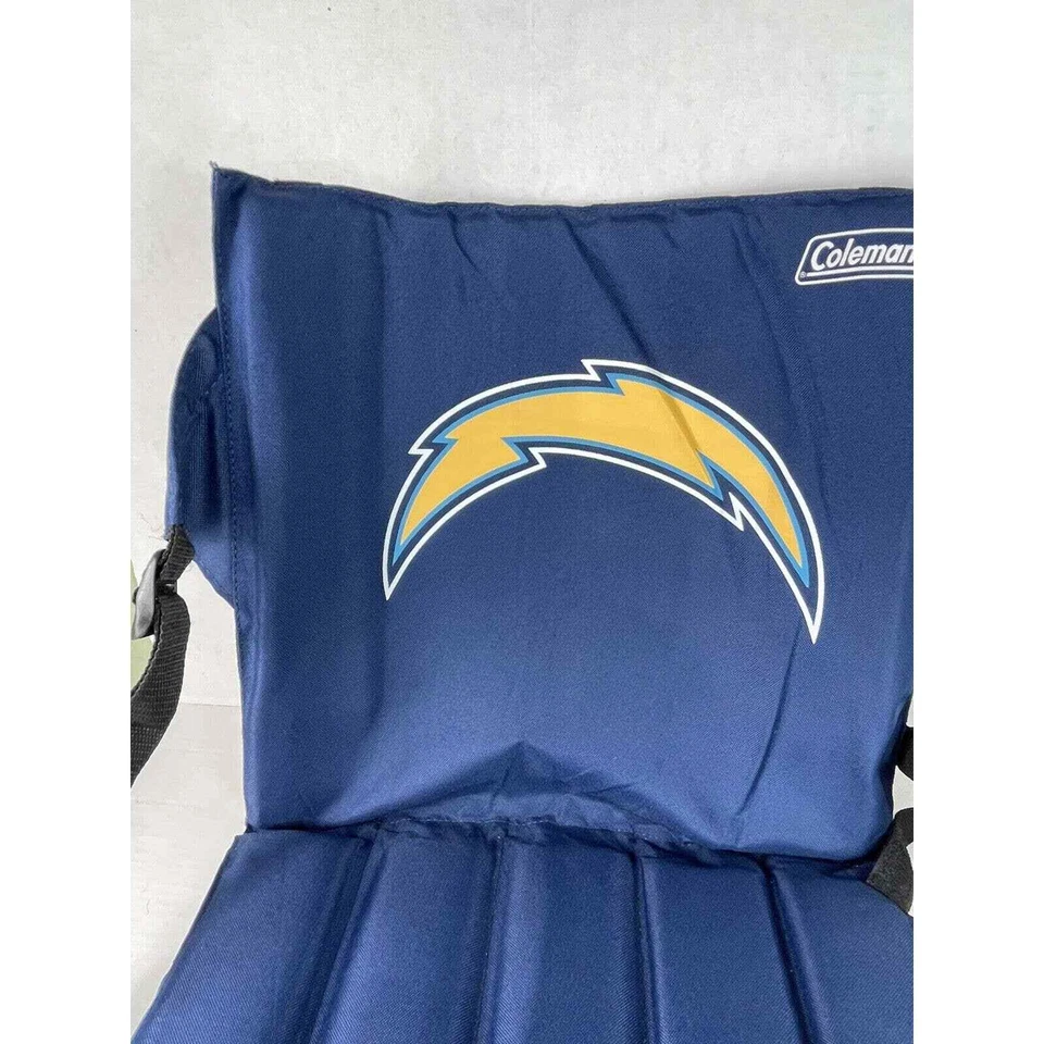 Cojín de asiento de estadio NFL San Diego Chargers con correa de transporte asiento blanqueador acolchado Foto 2 de 4