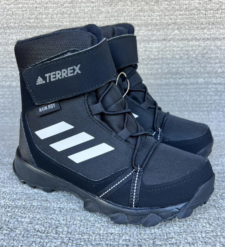 Adidas Unisex Niños Terrex Nieve Negro/Blanco CF CP CW Talla 12K EE. UU. BNWB Foto 4 de 4