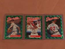 (1993)*MADDUX*GLAVINE*GANT*Donruss Elite Dominator*Lot of(3)Atlanta Braves*RARE!