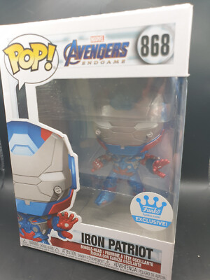 FUNKO POP! Marvel Avengers Endgame Iron Patriot Exclusive Bobble-Head Wackel 868
