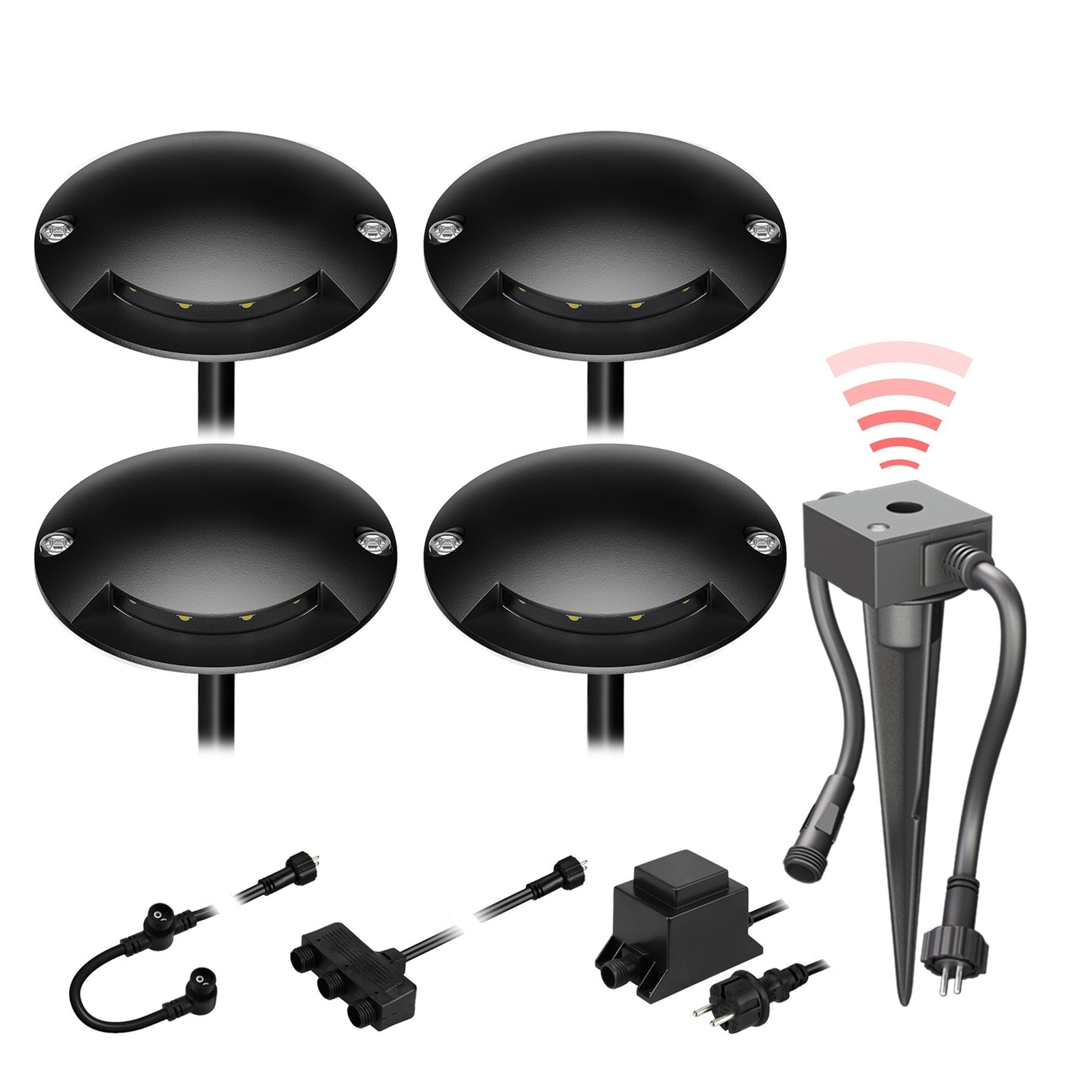 Lampada da terra LED BUNDA con sensore crepuscolare