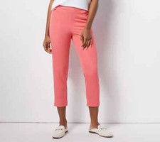 Isaac Mizrahi Live 24/7 Stretch Crop Pants with Pockets A472131 Womens New QVC