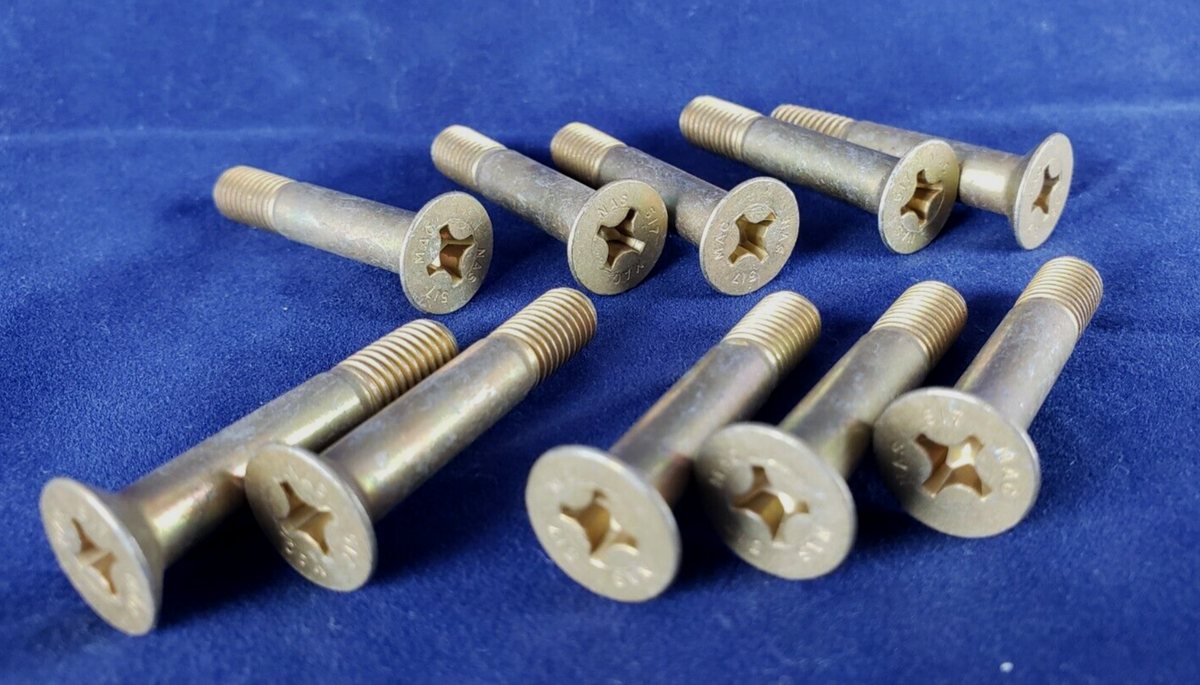 NAS-517 Flush Head Screws / 1/4'' UNF / (Qty. 10) | eBay