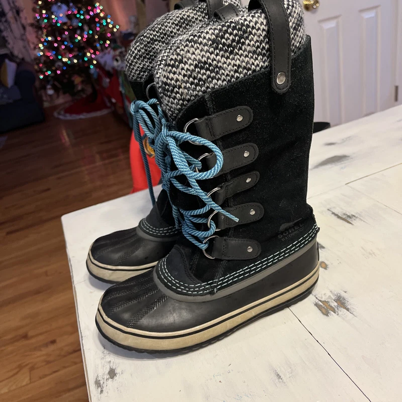 sorel joan of arctic leather winter boots