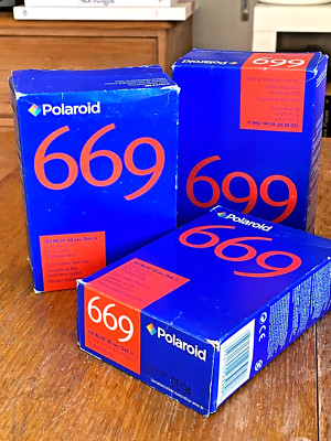 Film Polaroid 669 (pack De 20), Date D'exp. 07/2005 - Boîte Scellée, Neuf De Stock