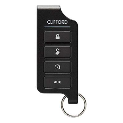 Remote Control 4 Button 1 Way Bright Ghostlight Led Key Ring and Instructions