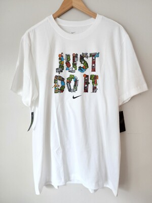 Nike Sportswear Size L Men's Graphic JDI City Life T-Shirt (White) DD0801-100
