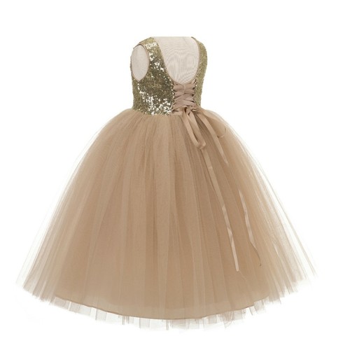 Vintage Corset Flower Girl Dress Tutu Dress Tulle Dress Pageant Dress Girl Dress - Picture 38 of 56