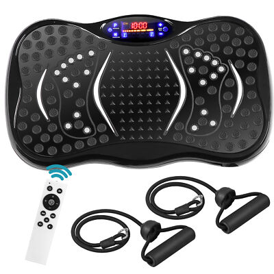 Vibration Plate Exercise Machine Whole Body Workout w/Loop Bands Up to 330 Lbs | eBay Vibration Plate Exercise Machine Whole Body Workout w/Loop Bands Up to 330 Lbs | eBay
