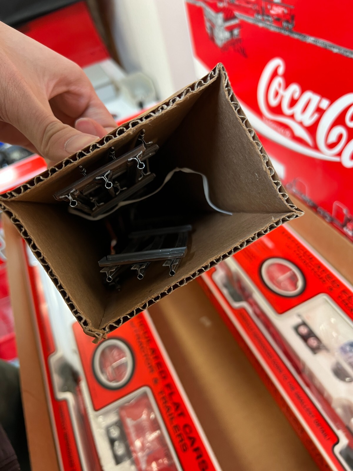1992 K-Line O/O-27 Coca-Cola TTax Tractor Trailer Train Set w/ Diesel ...