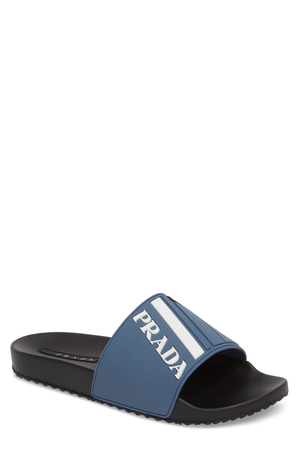 prada logo flip flop