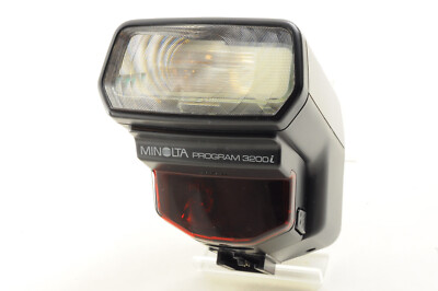 [Excellent] Minolta PROGRAM 3200i Shoe Mount Flash For Minolta SLR READ