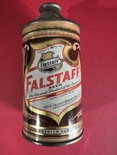 RARE ! Vintage Falstaff Beer, CONE TOP. Falst...