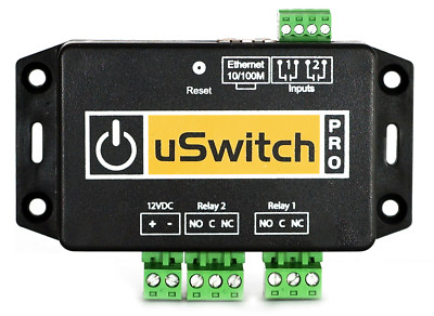 uSwitch Pro - User Customizable Ethernet GPIO Inputs with Control at the Push of