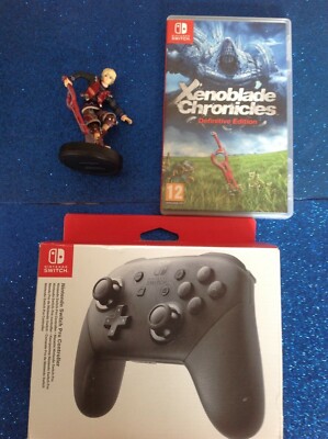 Xenoblade Chronicles Definitive Edition Nintendo Switch Pro Controller Spiel 