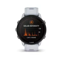 New Garmin Forerunner 955 White Solar Smartwatch for Runners 010-02638-01