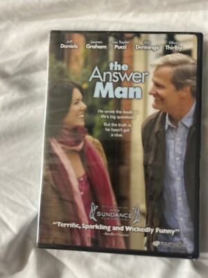 The Answer Man DVD Jeff Daniels, Lauren Graham, Lou Taylor Pucci, John Hindman
