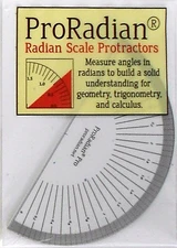 ProRadian Pro: Radian Scale Protractors - Math Science Engineering Measurement
