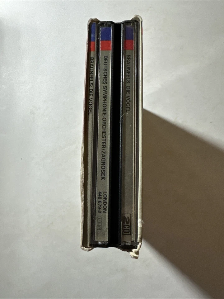 BRAUNFELS-DIE VOGEL-THE BIRDS-2 CD BOX SET W BOOKLET-1996 Foto 4 de 4