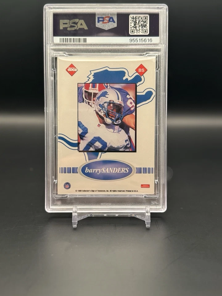 Collector's Edge Fury 1999 - NFL Game Ball #BS Barry Sanders (MEM) Foto 2 de 2