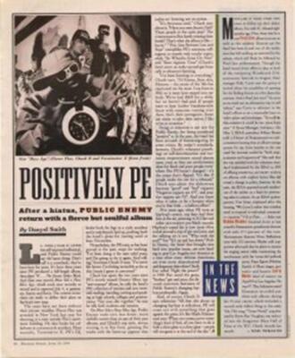Public Enemy Interview/article 1994 RS-XCVB