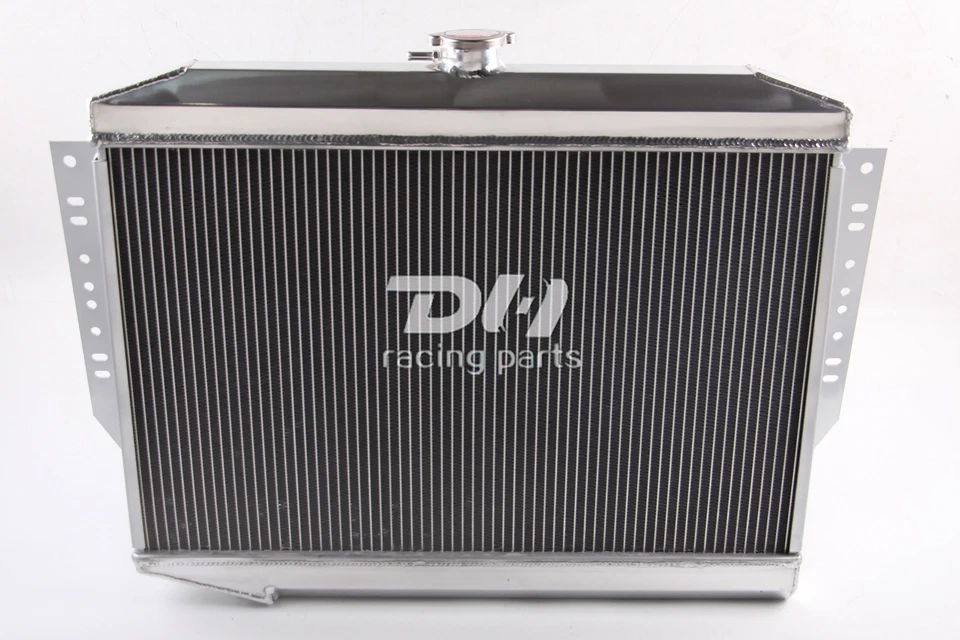 Radiador de aluminio de 3 filas para Jeep Cherokee J10 J20 1972-1988/Wagoneer 5,9 L V8 Foto 4 de 4