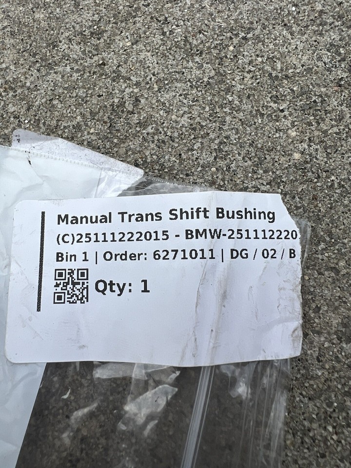 0611 BMW Shifter Arm Bushing Genuine OEM E36 E46 E92 E82 E60 M3