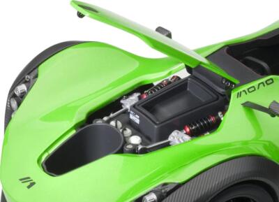 AUTOart BAC MONO 1/18 メタリック グリーンミニカー Amazon.com: Autoart BAC Mono Metallic Green 1/18 Model Car