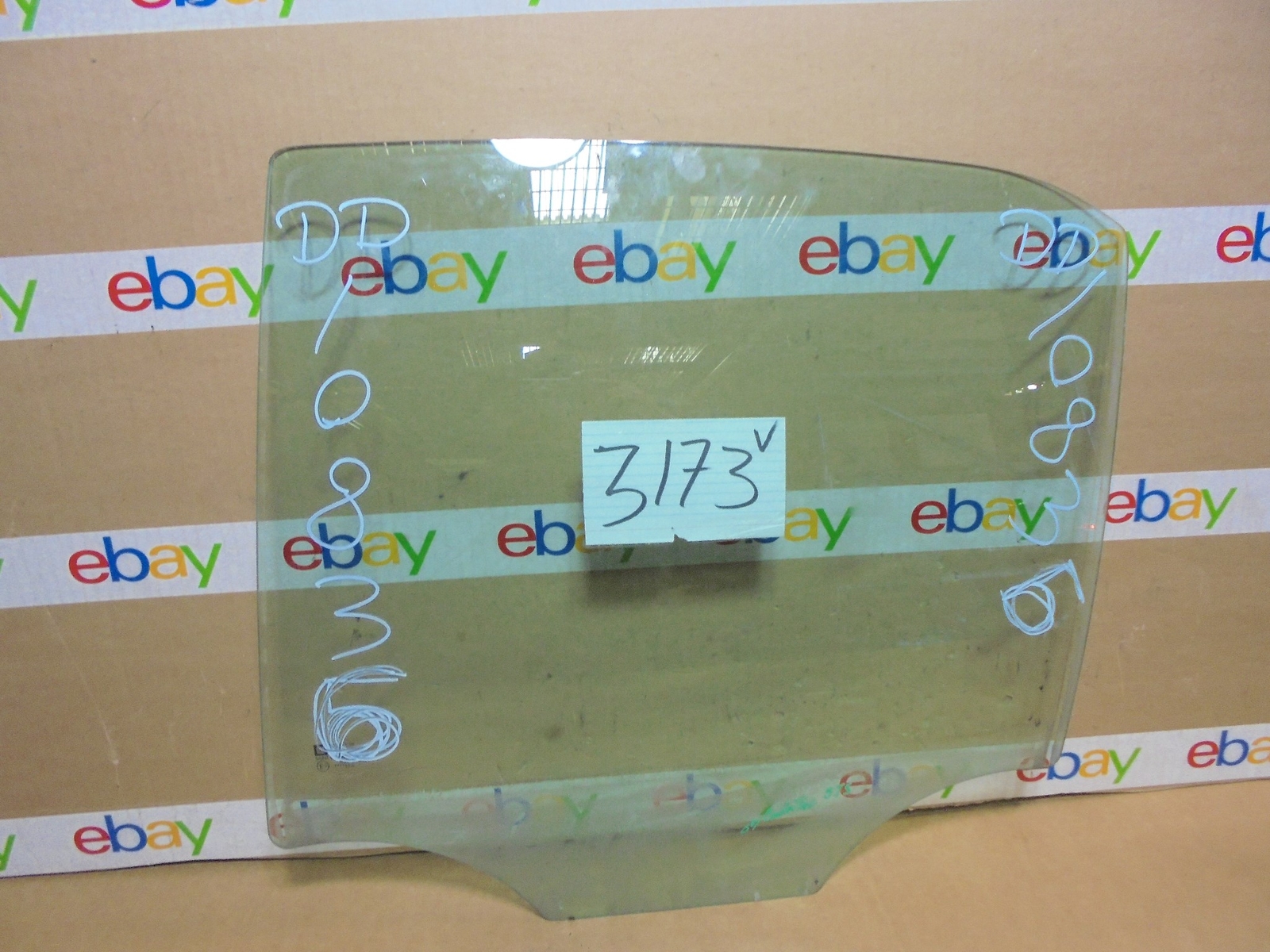 05 - 10 CADILLAC STS REAR DRIVER Side Door Glass USED 3173-V
