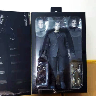 NECA Ultimate Frankenstein’s Monster Black & White 7" Action Figure In Stock