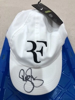 Roger Federer 网球亲笔签名帽子| eBay