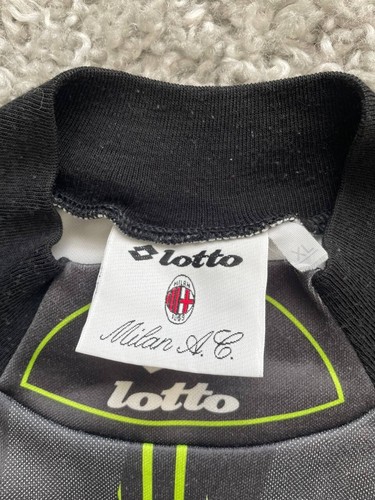 Camiseta de fútbol vintage 1996 1997 Lotto AC Milan portero manga larga - Imagen 3 de 10