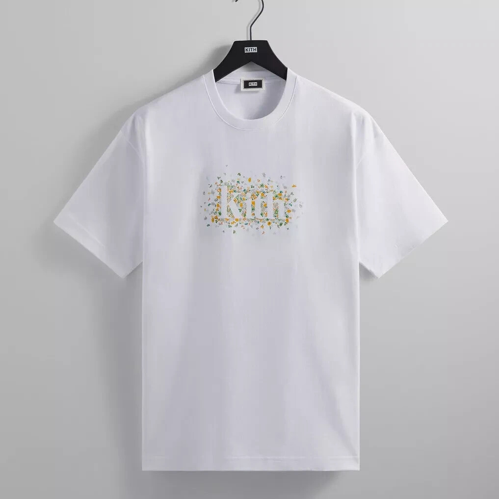 KITH Meadow Serif Tee - White T-Shirt Men's Size XL Spring '23