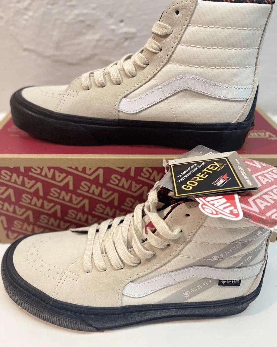 Vans Sneakers Sk8 Hi Goretex Turtledove Women s Size 8 Men s 6.5 Off White New