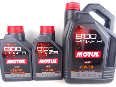 Motul 8100 5W50 Power ehemals Sport 5W-50 NEU 5+2 Liter
