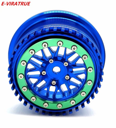 E-VIRATRUE 2.2/3.0''Alu Wheel For Losi Tenacity TT PRO&Lasernut 1/10 Blue 1pcs - Picture 24 of 35