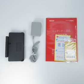 【Excellent】Nintendo 3DS Clear Black Console Japanese Edition #DEN0124/08
