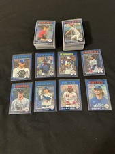 SHOHEI OHTANI 2024 TOPPS HERITAGE CHROME BLUE SPARKLE COMPLETE SET ELLY CRUZ SP